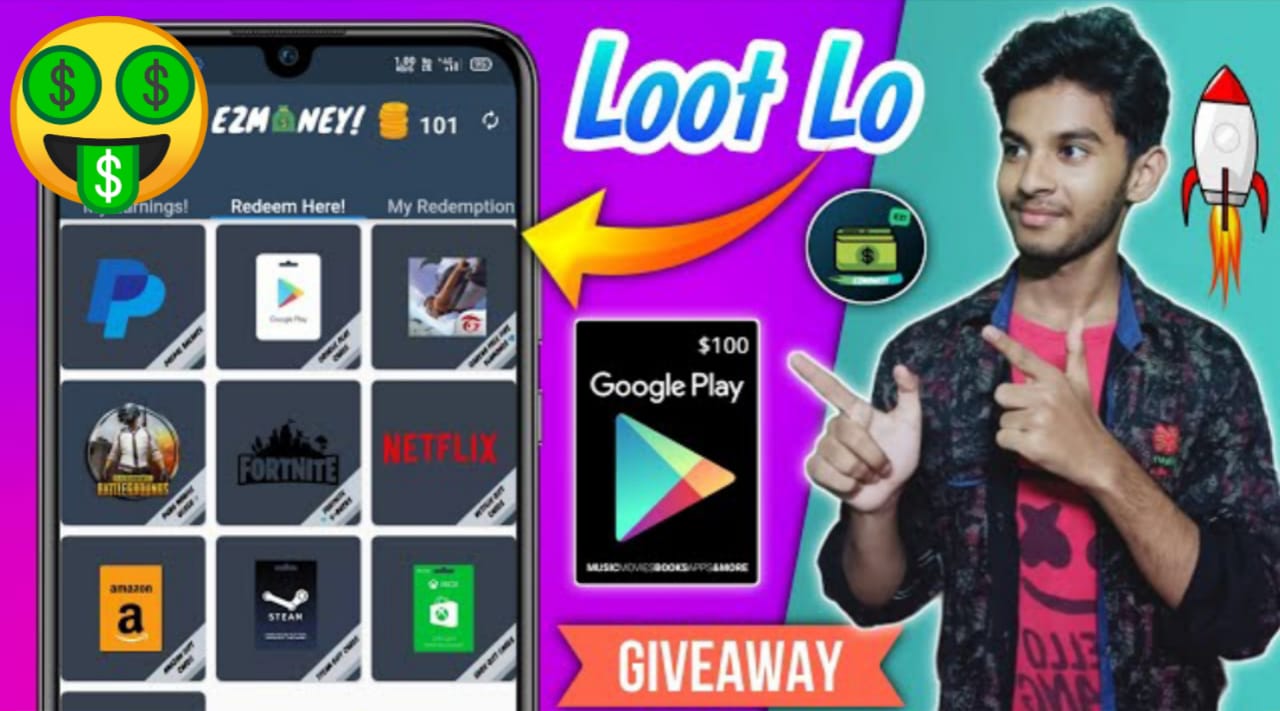 how to earn uc, gift cards, free fire diamonds app